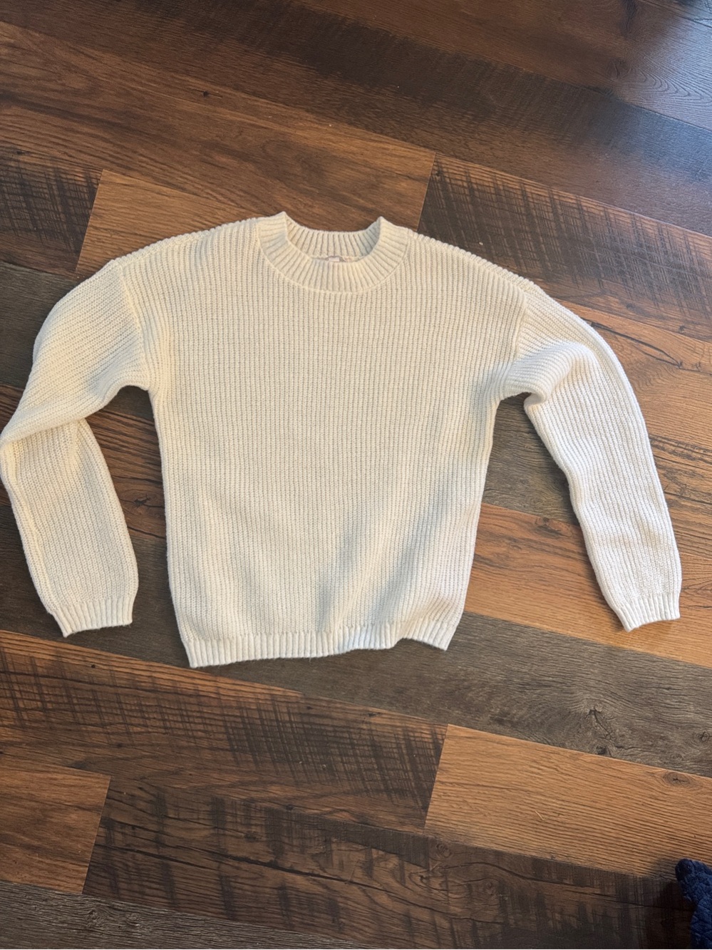 No Boundaries Cream Ribbed Sweater - Soft Neutral